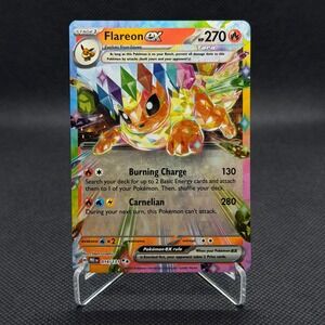 Flareon ex 2025 Prismatic Evolutions #014 Double Rare Holo NM